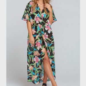 Show Me Your Mumu Get Twisted Maxi Dress ~ in Royal Hawaiian